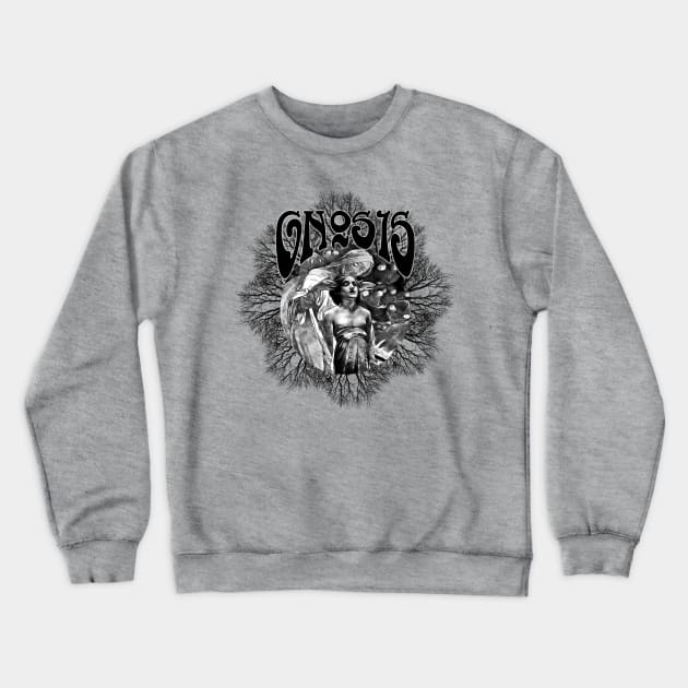 GNOSIS - art nouveau psychedelic esoteric occult spiritual design Crewneck Sweatshirt by AltrusianGrace